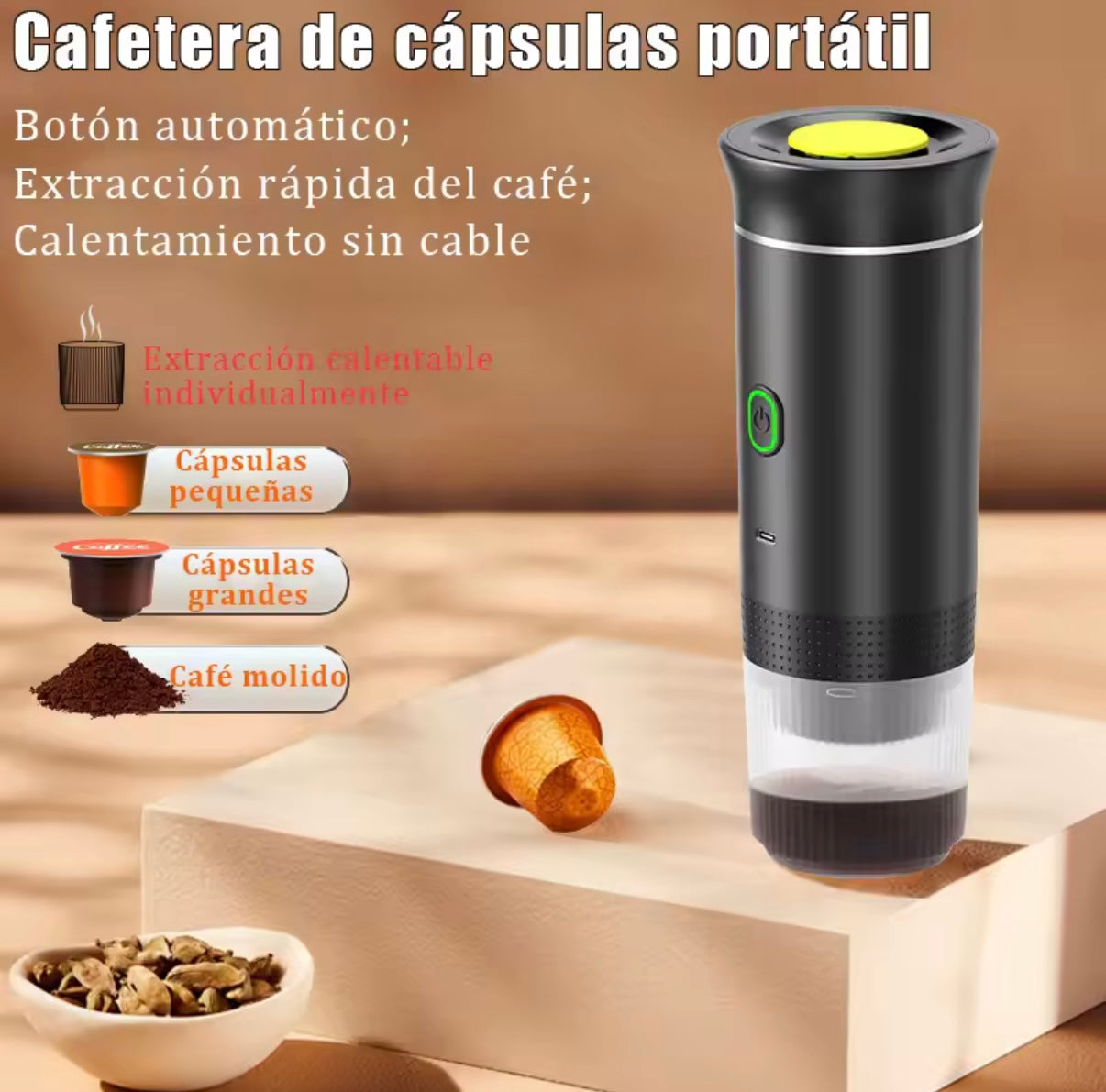 Cafetera Portátil 3 en 1