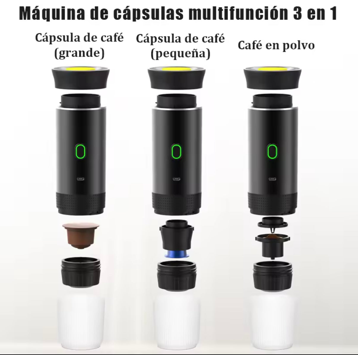 Cafetera Portátil 3 en 1